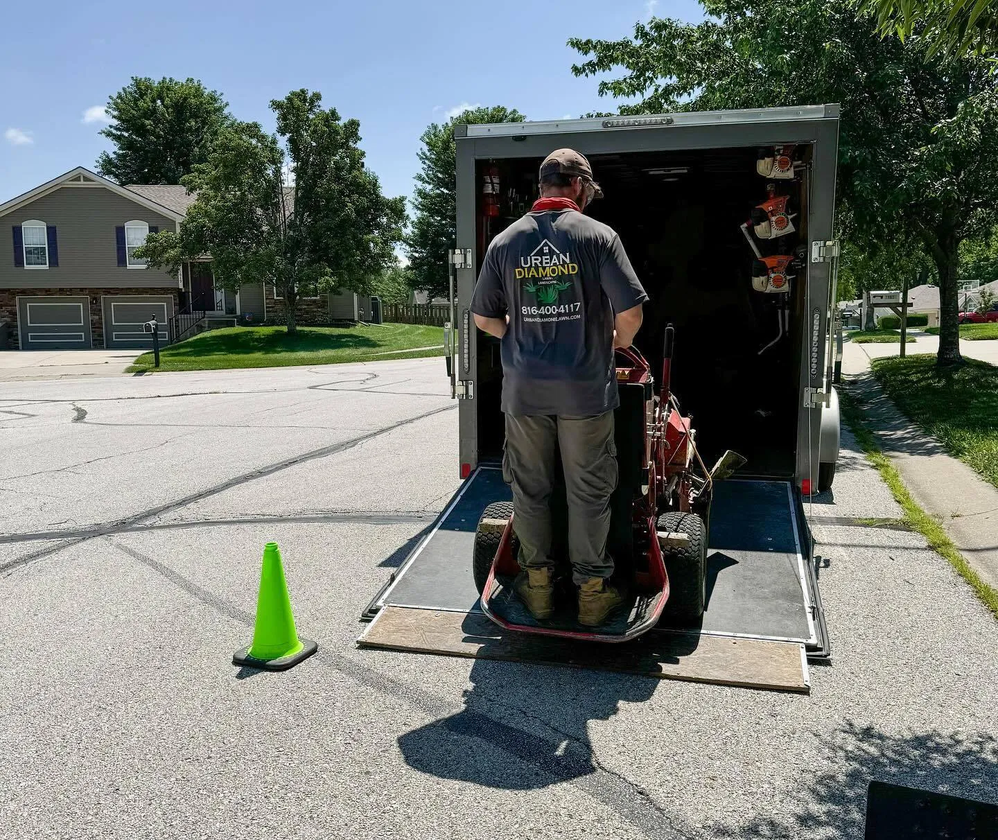 Urban Diamond zero-turn professional lawn mower